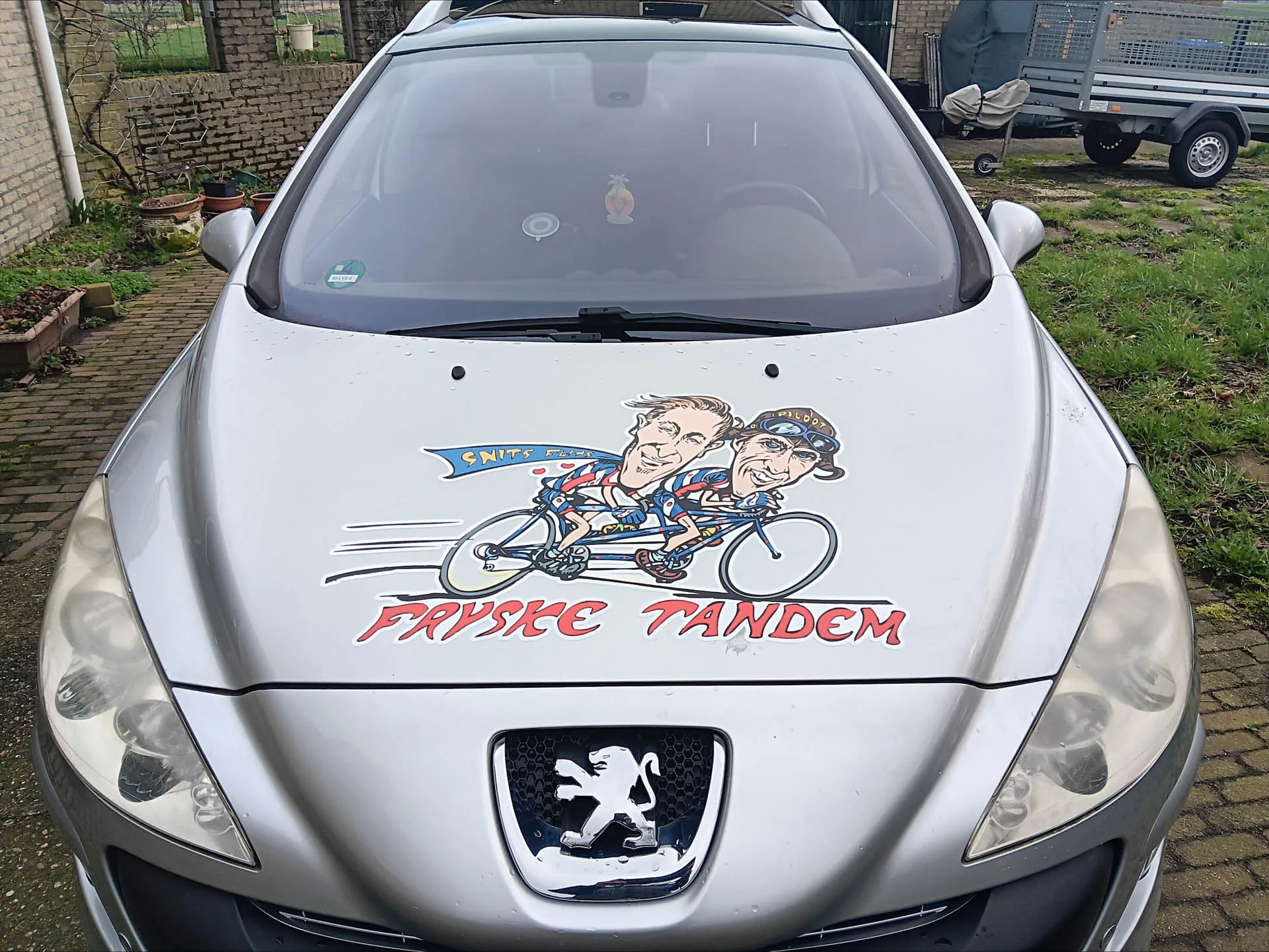 fryske tandem team flitsend naar de wedstrijden 2