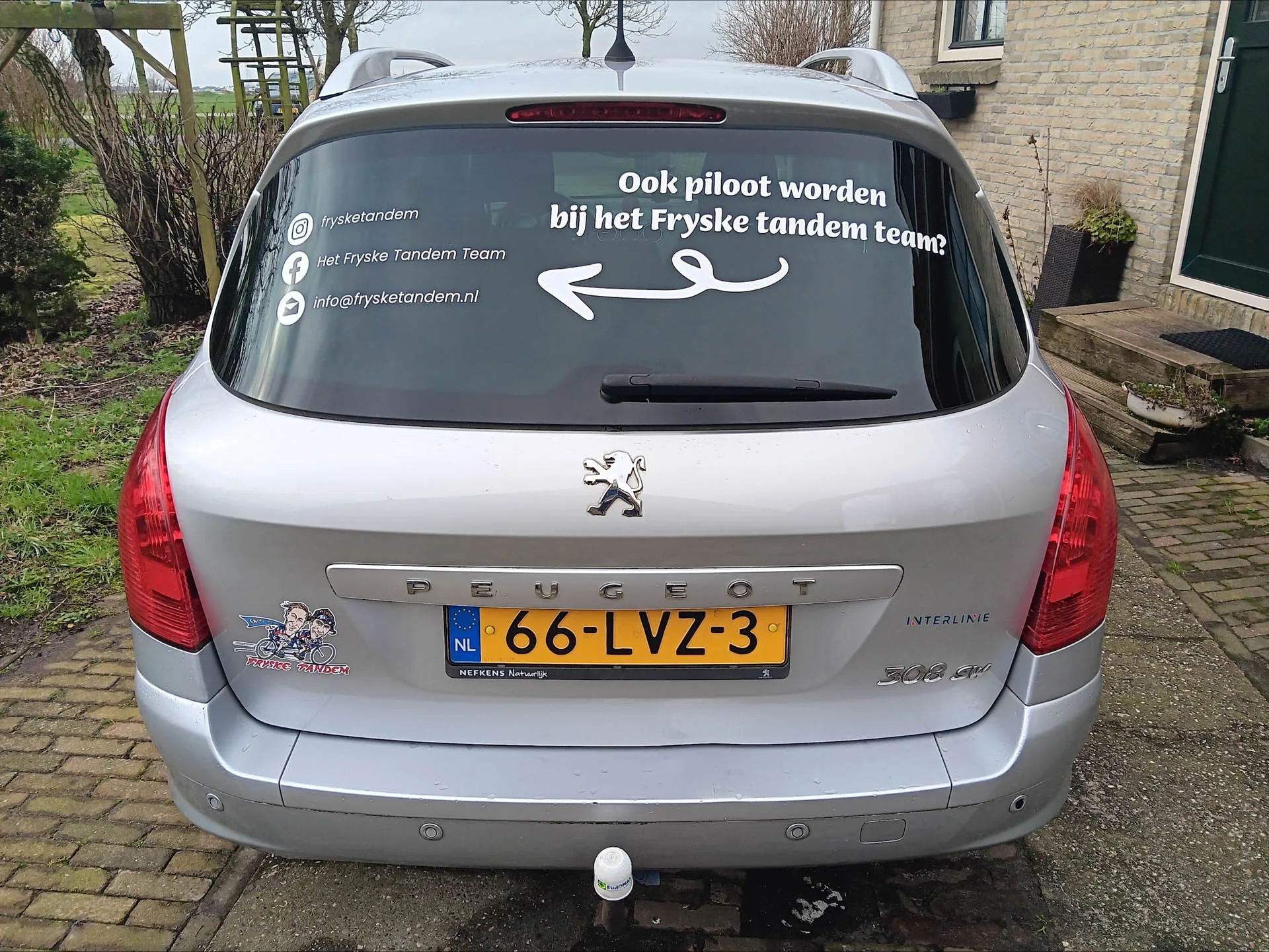 fryske tandem team flitsend naar de wedstrijden 3